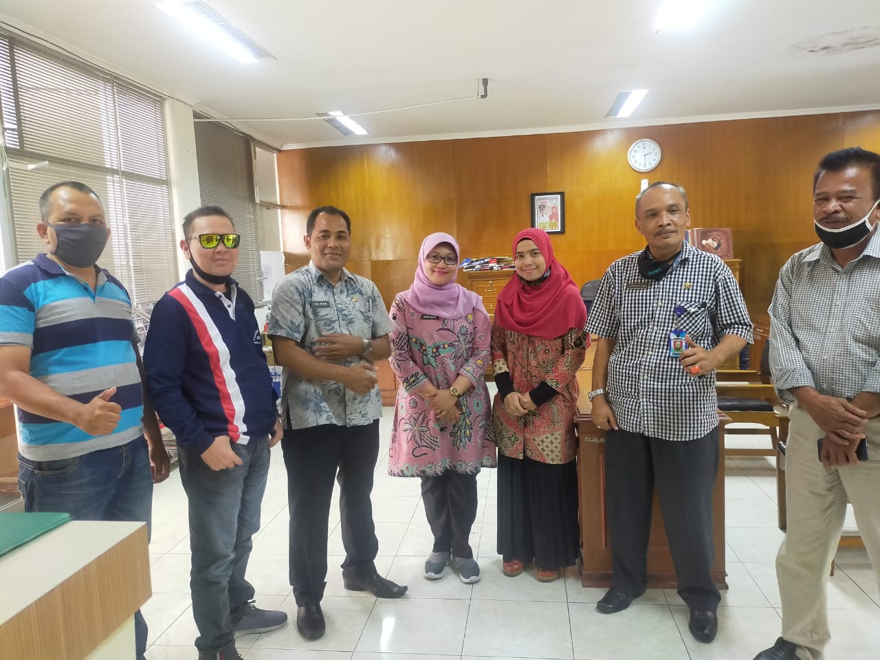Kabag Humas Bukittinggi sambut para Awak Media Pasaman